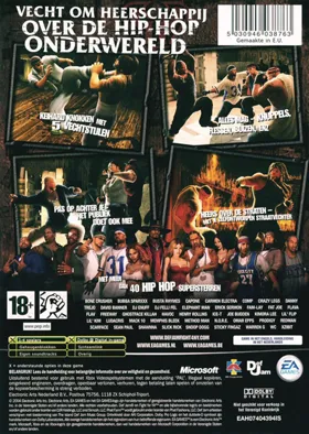 Def Jam Fight For NY (USA) box cover back